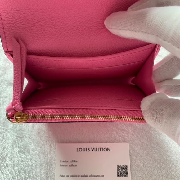 BRAND NEW ROSE LOLLIPOP ROSALIE EMPREINTE COIN PURSE / WALLET - M82485 - Picture 6 of 16
